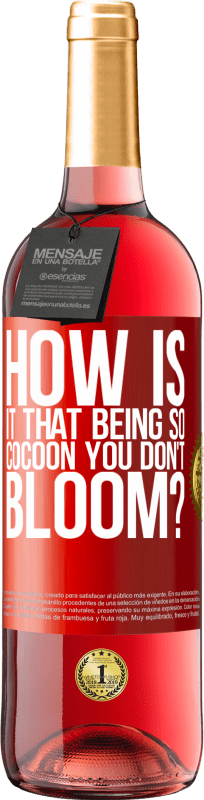 29,95 € Free Shipping | Rosé Wine ROSÉ Edition how is it that being so cocoon you don't bloom? Red Label. Customizable label Young wine Harvest 2025 Tempranillo