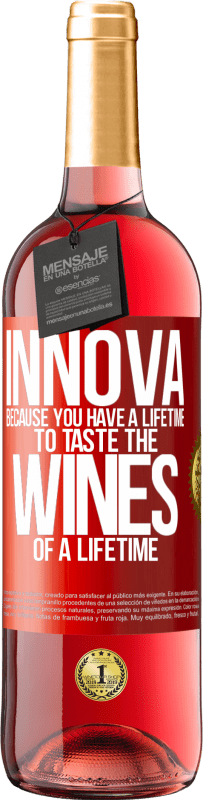29,95 € | ロゼワイン ROSÉエディション Innova、一生のワインを味わう一生があるから 赤いタグ. カスタマイズ可能なラベル 若いワイン 収穫 2023 Tempranillo
