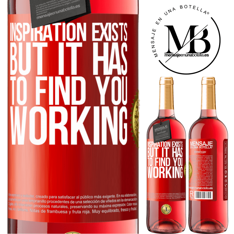 29,95 € Free Shipping | Rosé Wine ROSÉ Edition Inspiration exists, but it has to find you working Red Label. Customizable label Young wine Harvest 2024 Tempranillo