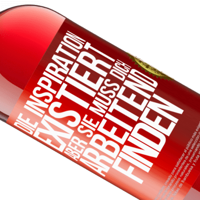 Einzigartige und Persönliche Ausdrücke. «Die Inspiration existiert, aber sie muss dich arbeitend finden» ROSÉ Ausgabe