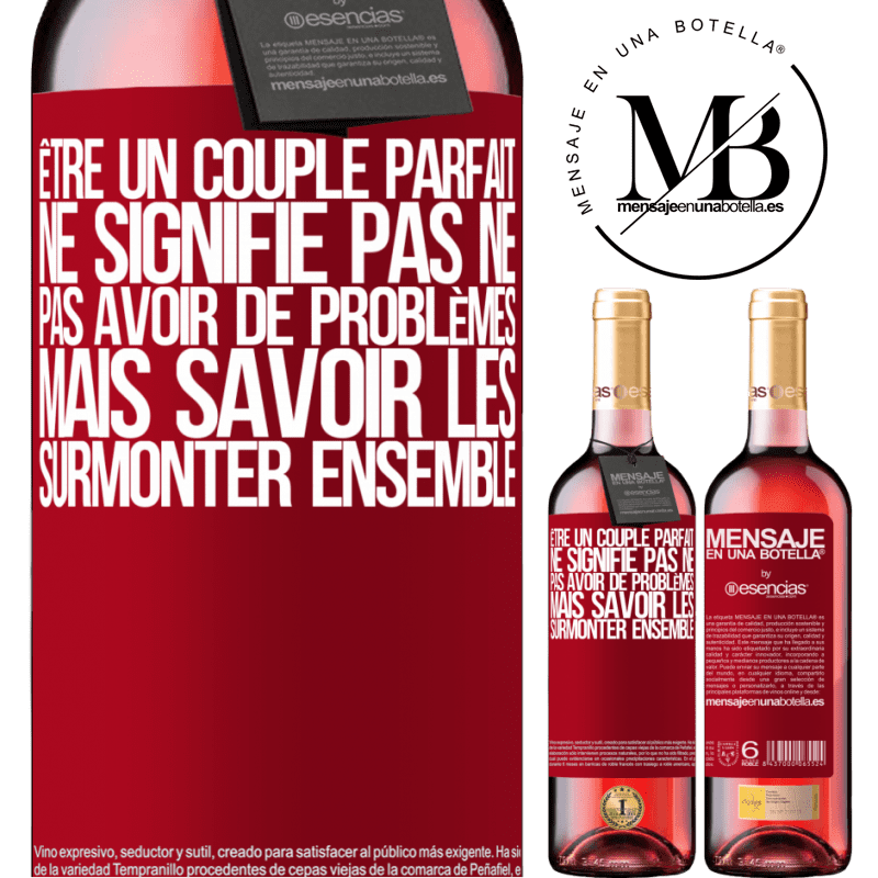 «Être un couple parfait ne signifie pas ne pas avoir de problèmes, mais savoir les surmonter ensemble» Édition ROSÉ