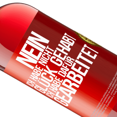 Einzigartige und Persönliche Ausdrücke. «Nein, ich habe nicht Glück gehabt. Ich habe dafür gearbeitet» ROSÉ Ausgabe