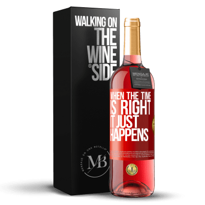 «When the time is right, it just happens» ROSÉ Edition