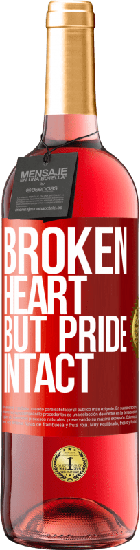 29,95 € Free Shipping | Rosé Wine ROSÉ Edition The broken heart But pride intact Red Label. Customizable label Young wine Harvest 2024 Tempranillo