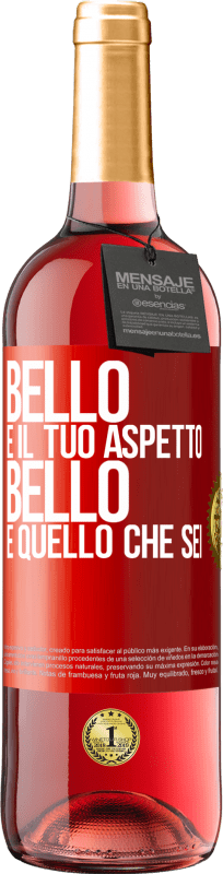 29,95 € | Vino rosato Edizione ROSÉ Bello è il tuo aspetto, bello è quello che sei Etichetta Rossa. Etichetta personalizzabile Vino giovane Raccogliere 2024 Tempranillo