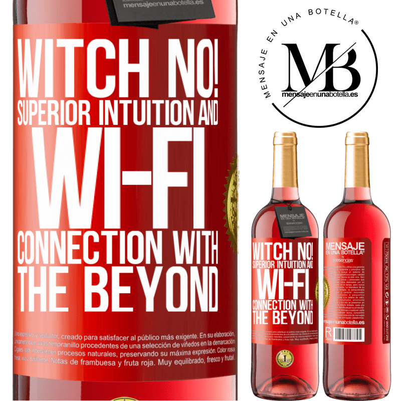 24,95 € Free Shipping | Rosé Wine ROSÉ Edition witch no! Superior intuition and Wi-Fi connection with the beyond Red Label. Customizable label Young wine Harvest 2021 Tempranillo