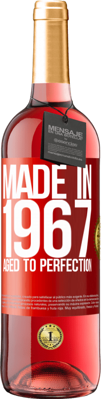 29,95 € | 桃红葡萄酒 ROSÉ版 1967年制造。陈年至完美 红色标签. 可自定义的标签 青年酒 收成 2023 Tempranillo