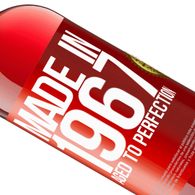 Unique & Personal Expressions. «Made in 1967. Aged to perfection» ROSÉ Edition