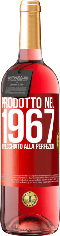29,95 € | Vino rosato Edizione ROSÉ Prodotto nel 1967. Invecchiato alla perfezione Etichetta Rossa. Etichetta personalizzabile Vino giovane Raccogliere 2025 Tempranillo