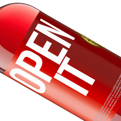 Unique & Personal Expressions. «Open it» ROSÉ Edition