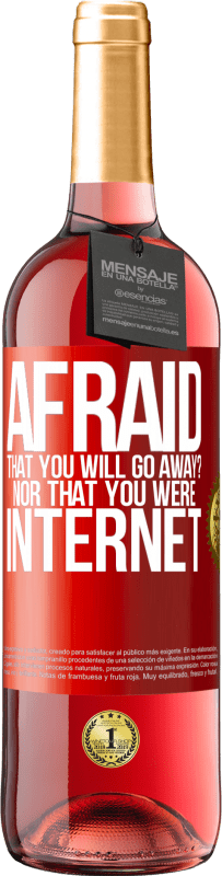 29,95 € Free Shipping | Rosé Wine ROSÉ Edition Afraid that you will go away? Nor that you were internet Red Label. Customizable label Young wine Harvest 2025 Tempranillo