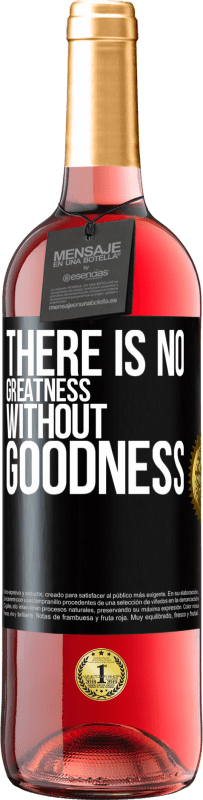 29,95 € Free Shipping | Rosé Wine ROSÉ Edition There is no greatness without goodness Black Label. Customizable label Young wine Harvest 2023 Tempranillo