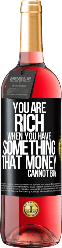 29,95 € | Rosé Wine ROSÉ Edition You are rich when you have something that money cannot buy Black Label. Customizable label Young wine Harvest 2024 Tempranillo