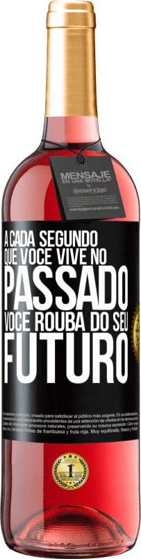 «A cada segundo que você vive no passado, você rouba do seu futuro» Edição ROSÉ