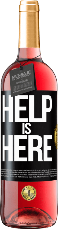 29,95 € | Розовое вино Издание ROSÉ Help is Here Черная метка. Настраиваемая этикетка Молодое вино Урожай 2024 Tempranillo