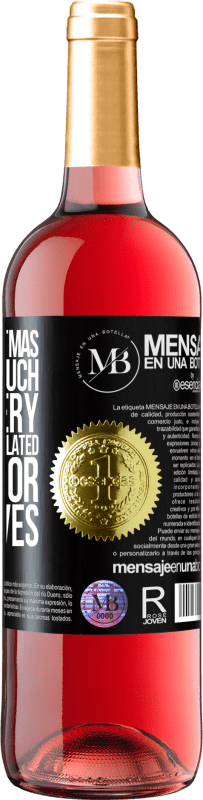 «As this Christmas does not touch the lottery, I will have accumulated health for seven lives» ROSÉ Edition