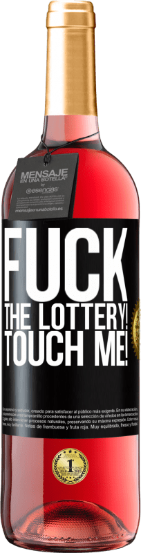 Free Shipping | Rosé Wine ROSÉ Edition Fuck the lottery! Touch me! Black Label. Customizable label Young wine Harvest 2023 Tempranillo