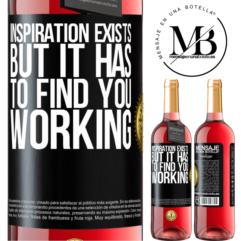 29,95 € Free Shipping | Rosé Wine ROSÉ Edition Inspiration exists, but it has to find you working Black Label. Customizable label Young wine Harvest 2023 Tempranillo