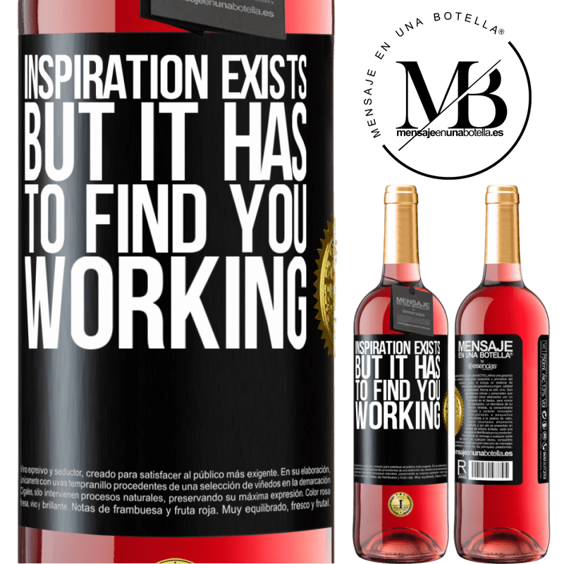 29,95 € Free Shipping | Rosé Wine ROSÉ Edition Inspiration exists, but it has to find you working Black Label. Customizable label Young wine Harvest 2024 Tempranillo