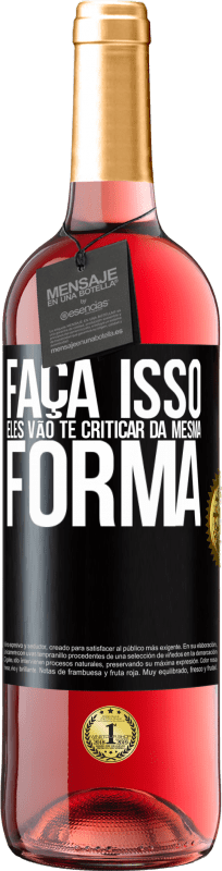 «FAÇA ISSO Eles vão te criticar da mesma forma» Edição ROSÉ