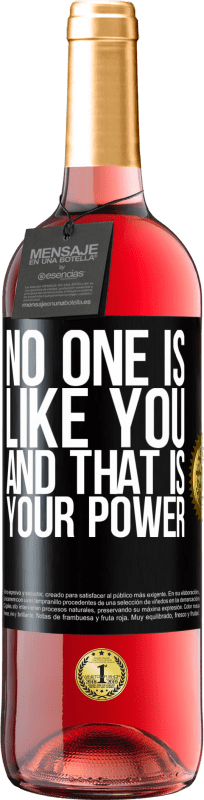 29,95 € | Rosé Wine ROSÉ Edition No one is like you, and that is your power Black Label. Customizable label Young wine Harvest 2023 Tempranillo