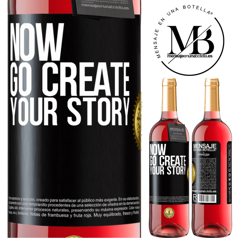29,95 € Free Shipping | Rosé Wine ROSÉ Edition Now, go create your story Black Label. Customizable label Young wine Harvest 2021 Tempranillo