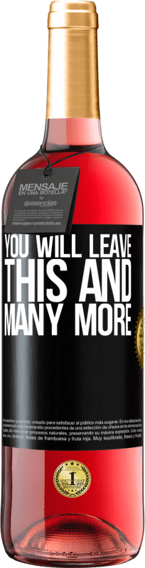 29,95 € Free Shipping | Rosé Wine ROSÉ Edition You will leave this and many more Black Label. Customizable label Young wine Harvest 2025 Tempranillo