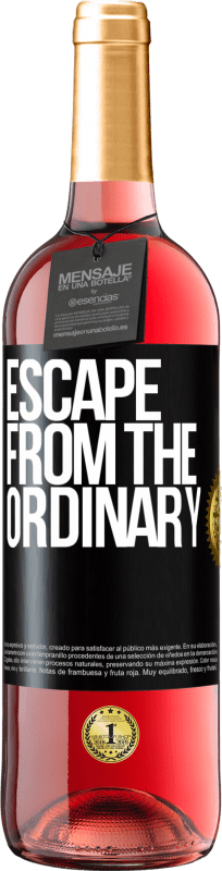 29,95 € Free Shipping | Rosé Wine ROSÉ Edition Escape from the ordinary Black Label. Customizable label Young wine Harvest 2025 Tempranillo