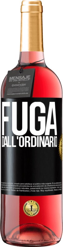 29,95 € | Vino rosato Edizione ROSÉ Fuga dall'ordinario Etichetta Nera. Etichetta personalizzabile Vino giovane Raccogliere 2024 Tempranillo