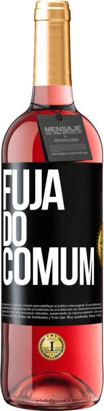 29,95 € | Vinho rosé Edição ROSÉ Fuja do comum Etiqueta Preta. Etiqueta personalizável Vinho jovem Colheita 2024 Tempranillo