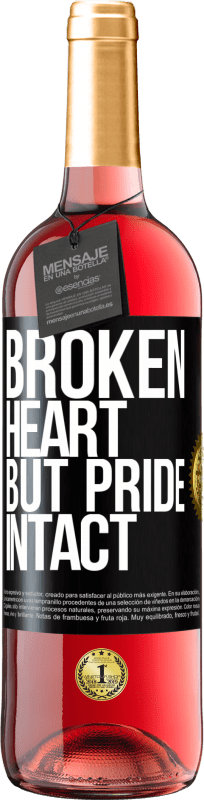 29,95 € | Rosé Wine ROSÉ Edition The broken heart But pride intact Black Label. Customizable label Young wine Harvest 2023 Tempranillo