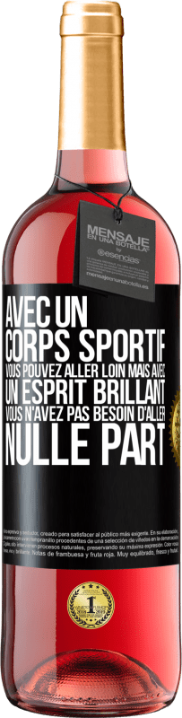 29,95 € | Vin rosé Édition ROSÉ Avec un corps sportif, vous pouvez aller loin, mais avec un esprit brillant vous n'avez pas besoin d'aller nulle part Étiquette Noire. Étiquette personnalisable Vin jeune Récolte 2024 Tempranillo