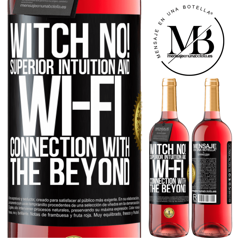 29,95 € Free Shipping | Rosé Wine ROSÉ Edition witch no! Superior intuition and Wi-Fi connection with the beyond Black Label. Customizable label Young wine Harvest 2021 Tempranillo