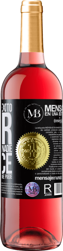 «El precio del éxito. Vivir unos años como nadie lo hace, para después vivir como nadie puede» Edición ROSÉ