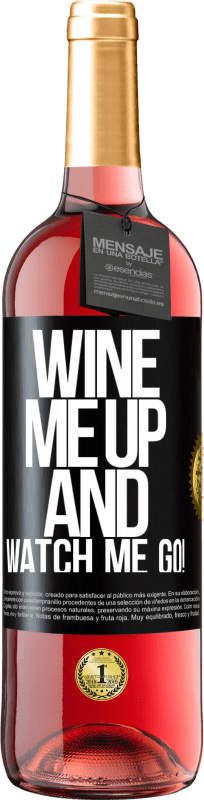 29,95 € Free Shipping | Rosé Wine ROSÉ Edition Wine me up and watch me go! Black Label. Customizable label Young wine Harvest 2024 Tempranillo