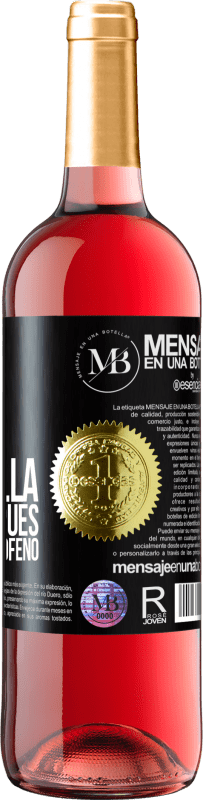 «A cierta edad, la pastilla del día después es el ibuprofeno» Edición ROSÉ