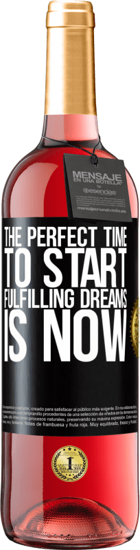 29,95 € | Rosé Wine ROSÉ Edition The perfect time to start fulfilling dreams is now Black Label. Customizable label Young wine Harvest 2023 Tempranillo