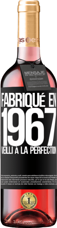 29,95 € | Vin rosé Édition ROSÉ Fabriqué en 1967. Vieilli à la perfection Étiquette Noire. Étiquette personnalisable Vin jeune Récolte 2025 Tempranillo