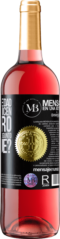 «Estoy en una edad en que si me dicen, te quiero automáticamente pregunto ¿Para qué?» Edición ROSÉ
