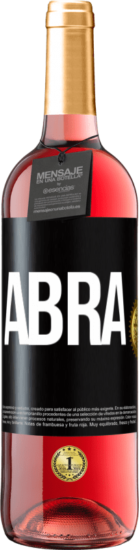 29,95 € | Vinho rosé Edição ROSÉ Abra Etiqueta Preta. Etiqueta personalizável Vinho jovem Colheita 2023 Tempranillo