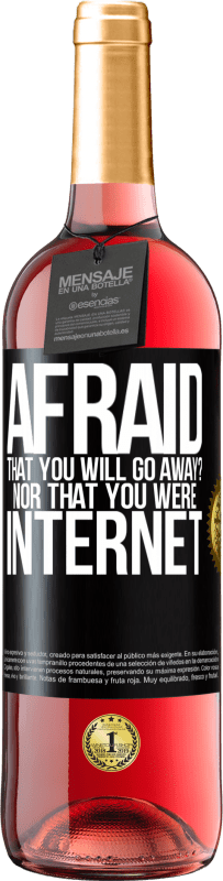 Free Shipping | Rosé Wine ROSÉ Edition Afraid that you will go away? Nor that you were internet Black Label. Customizable label Young wine Harvest 2023 Tempranillo