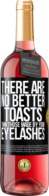 29,95 € 免费送货 | 桃红葡萄酒 ROSÉ版 没有比您的睫毛更好的敬酒了 黑标. 可自定义的标签 青年酒 收成 2025 Tempranillo