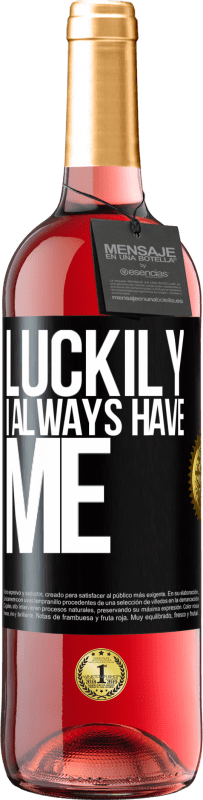 29,95 € | Rosé Wine ROSÉ Edition Luckily I always have me Black Label. Customizable label Young wine Harvest 2023 Tempranillo