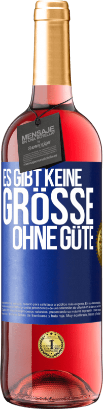 29,95 € | Roséwein ROSÉ Ausgabe Es gibt keine Größe ohne Güte Blaue Markierung. Anpassbares Etikett Junger Wein Ernte 2024 Tempranillo