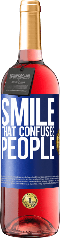 29,95 € | Rosé Wine ROSÉ Edition Smile, that confuses people Blue Label. Customizable label Young wine Harvest 2023 Tempranillo