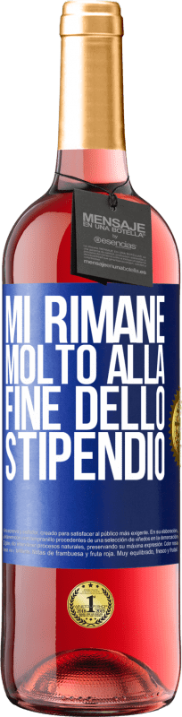 29,95 € | Vino rosato Edizione ROSÉ Mi rimane molto alla fine dello stipendio Etichetta Blu. Etichetta personalizzabile Vino giovane Raccogliere 2024 Tempranillo