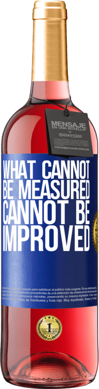 «То, что не может быть измерено, не может быть улучшено» Издание ROSÉ