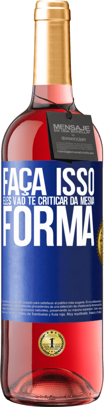 «FAÇA ISSO Eles vão te criticar da mesma forma» Edição ROSÉ