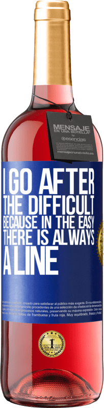 29,95 € | ロゼワイン ROSÉエディション 簡単に常にラインがあるので、私は難しいの後に行きます 青いタグ. カスタマイズ可能なラベル 若いワイン 収穫 2025 Tempranillo