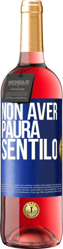29,95 € | Vino rosato Edizione ROSÉ Non aver paura, sentilo Etichetta Blu. Etichetta personalizzabile Vino giovane Raccogliere 2025 Tempranillo